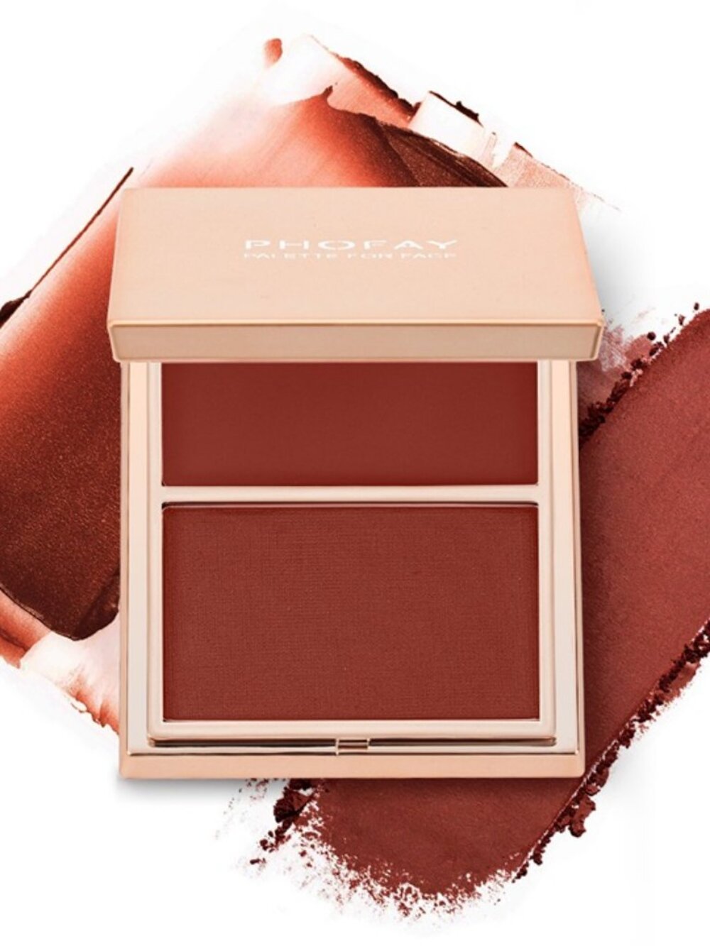 Phofay Blush Duo Deep Berry 0.3oz Cream & Powder